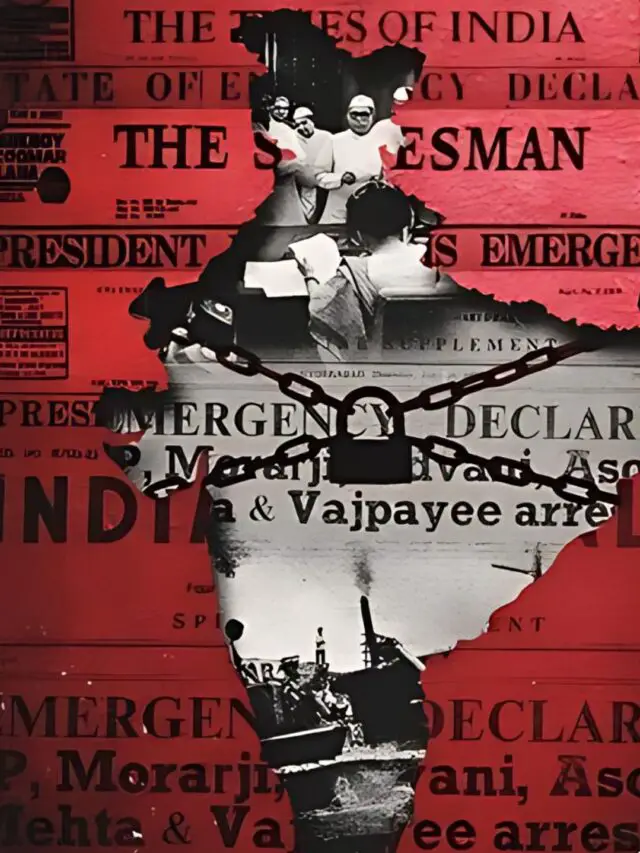 Indira Gandhi 1975 Emergency India